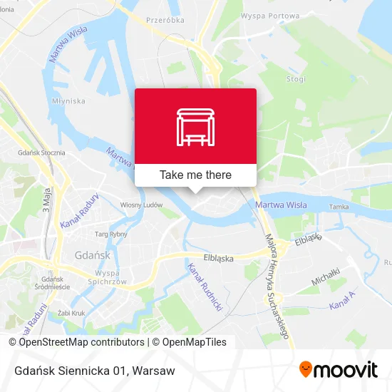 Карта Gdańsk Siennicka 01