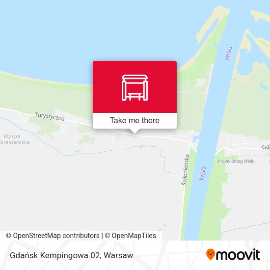 Карта Gdańsk Kempingowa 02