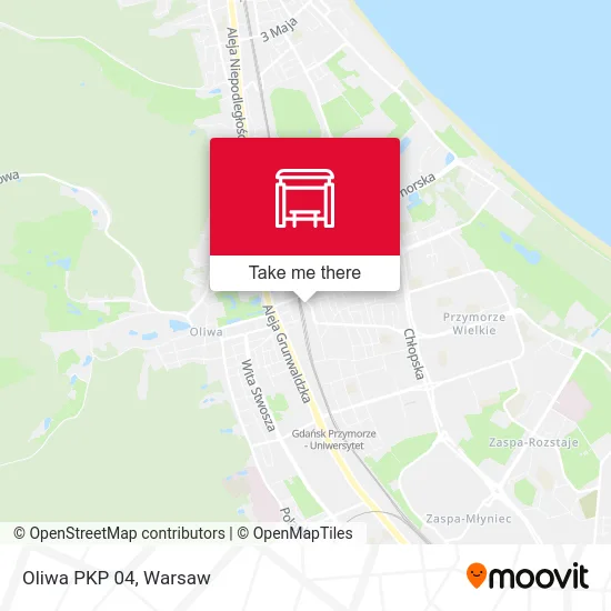 Карта Oliwa PKP 04