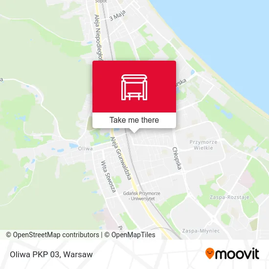 Карта Oliwa PKP 03