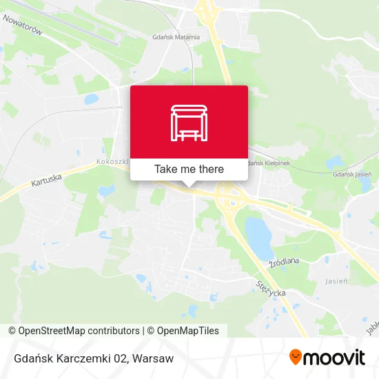 Карта Gdańsk Karczemki 02