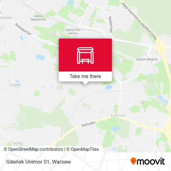 Карта Gdańsk Unimor 01