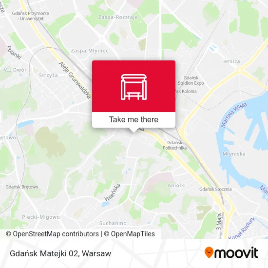 Карта Gdańsk Matejki 02