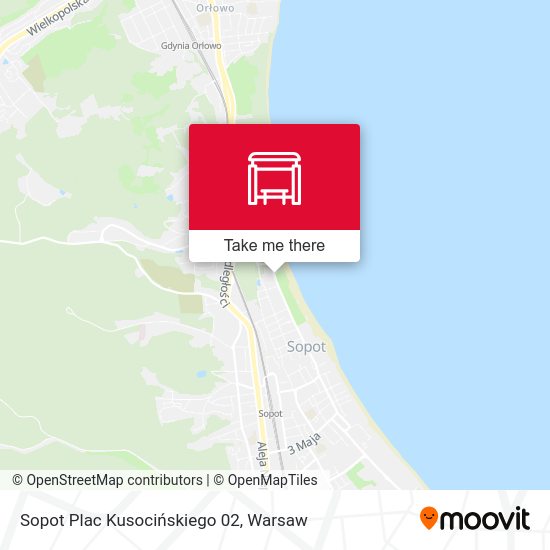 Карта Sopot Plac Kusocińskiego 02