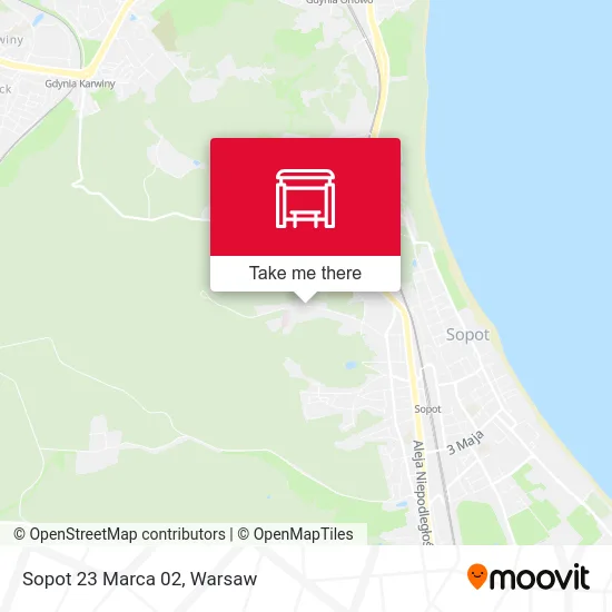 Карта Sopot 23 Marca 02