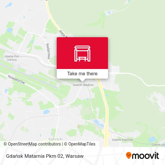 Карта Gdańsk Matarnia Pkm 02