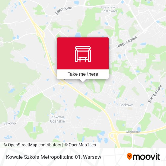 Kowale Szkoła Metropolitalna 01 map