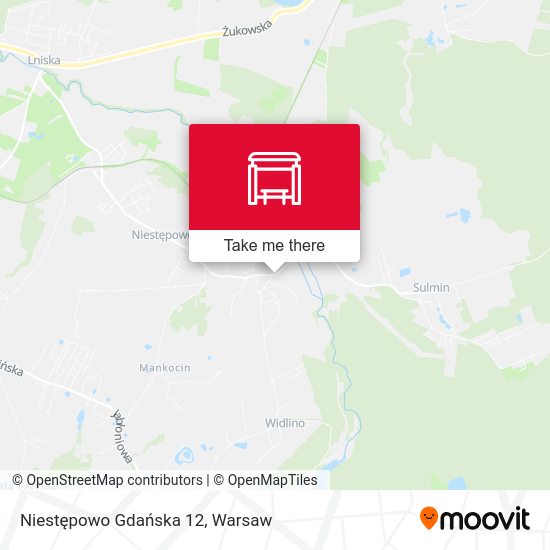 Niestępowo Gdańska 12 map