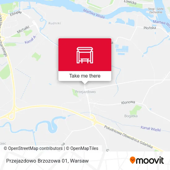 Карта Przejazdowo Brzozowa 01