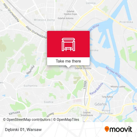 Карта Dębinki 01