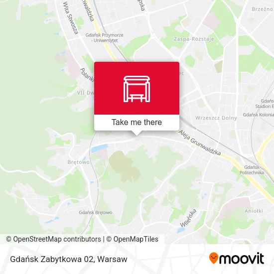 Карта Gdańsk Zabytkowa 02