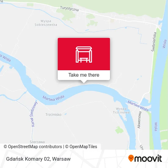 Карта Gdańsk Komary 02