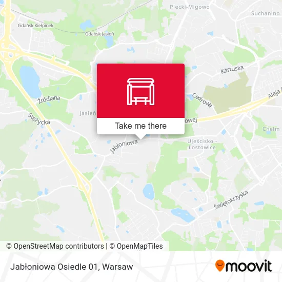 Карта Jabłoniowa Osiedle 01