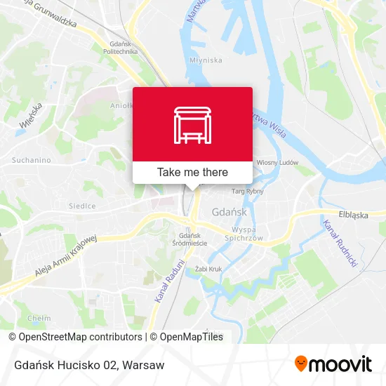 Карта Gdańsk Hucisko 02