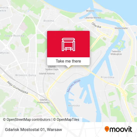 Карта Gdańsk Mostostal 01