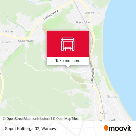 Карта Sopot Kolberga 02