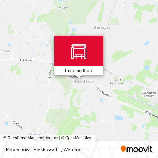 Карта Rębiechowo Piaskowa 01