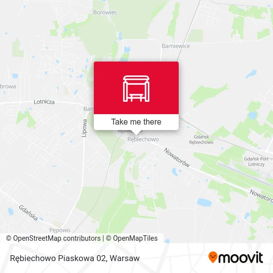 Карта Rębiechowo Piaskowa 02