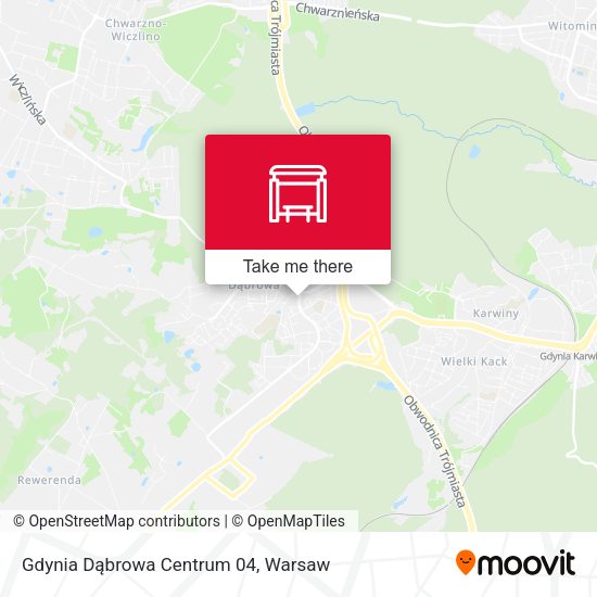 Карта Gdynia Dąbrowa Centrum 04