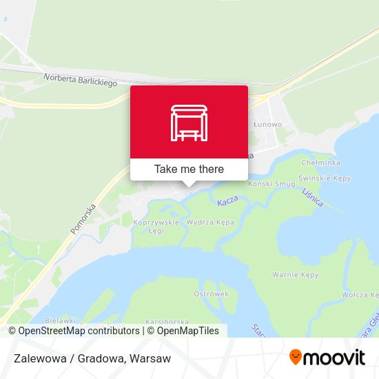 Zalewowa / Gradowa map