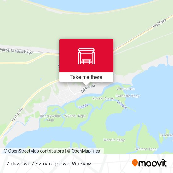 Zalewowa / Szmaragdowa map