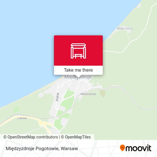 Międzyzdroje Pogotowie map