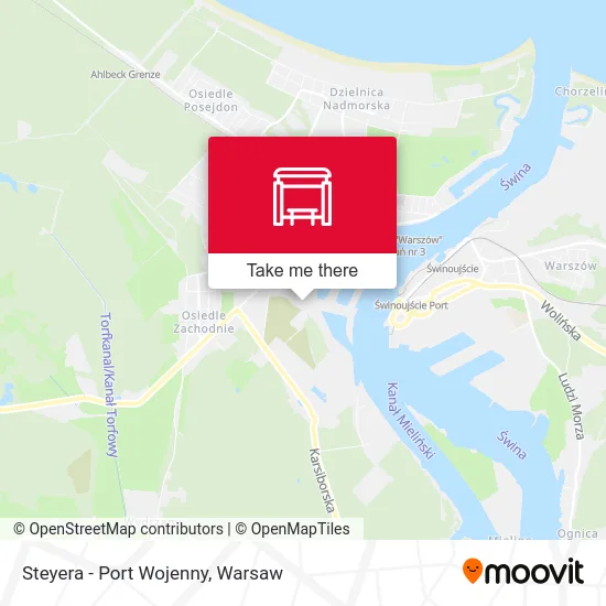 Steyera - Port Wojenny map