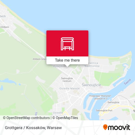 Grottgera / Kossaków map