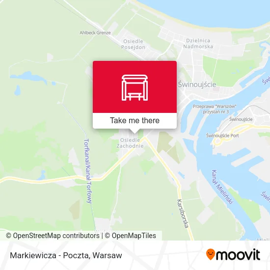 Карта Markiewicza - Poczta