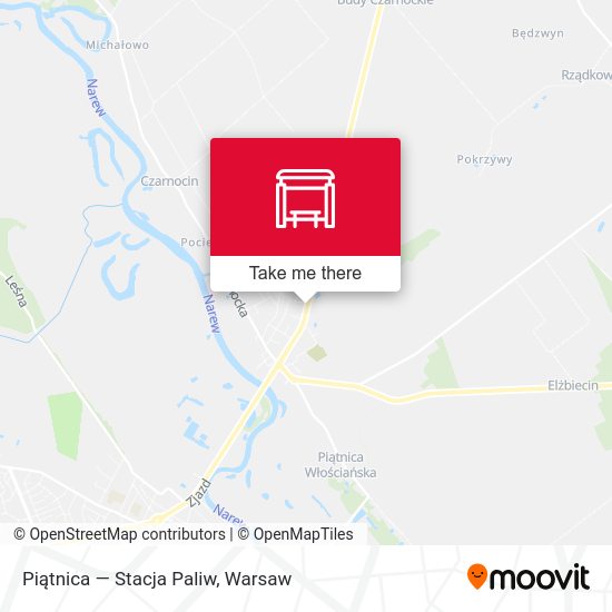 Piątnica — Stacja Paliw map