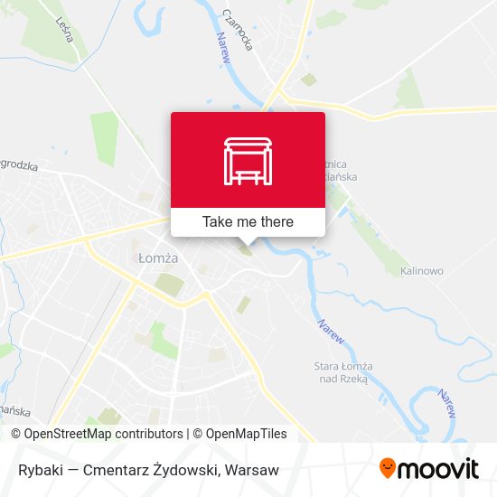 Rybaki — Cmentarz Żydowski map