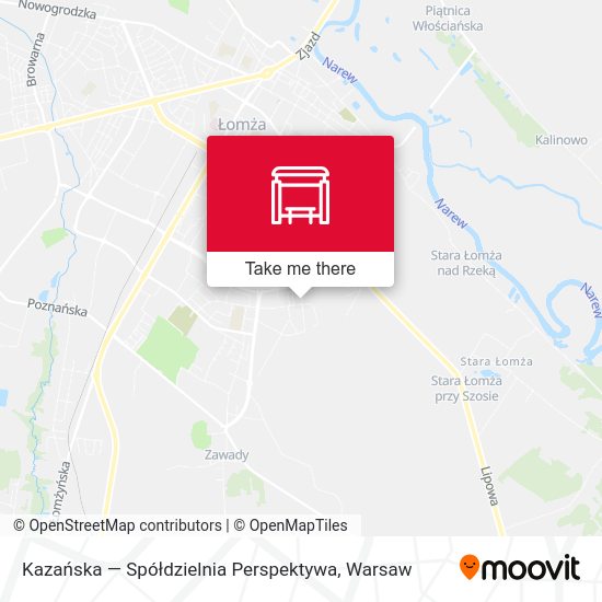 Kazańska — Spółdzielnia Perspektywa map