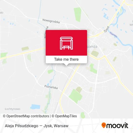 Карта Aleja Piłsudzkiego — Jysk