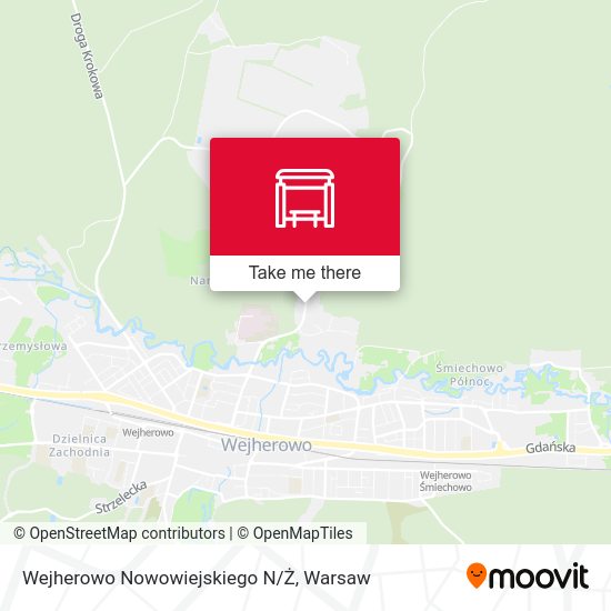 Wejherowo Leśniczówka Nanice 02 N / Ż map