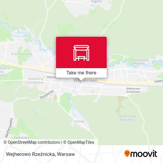 Карта Wejherowo Rzeźnicka Skm Nanice 01