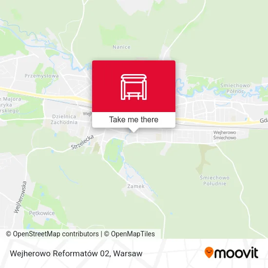 Карта Wejherowo Reformatów 02