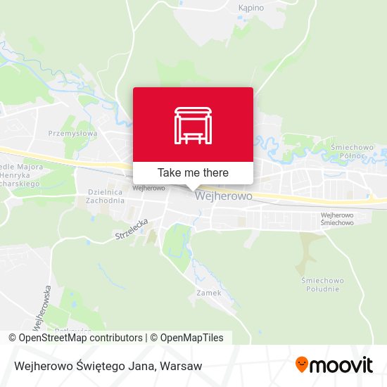 Wejherowo Świętego Jana map