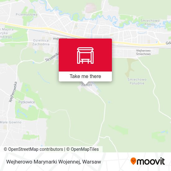 Карта Wejherowo Marynarki Wojennej