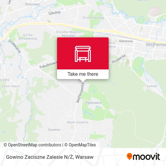 Gowino Zaciszne Zalesie 02 N/Ż map