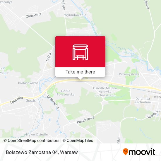 Bolszewo Zamostna 04 map