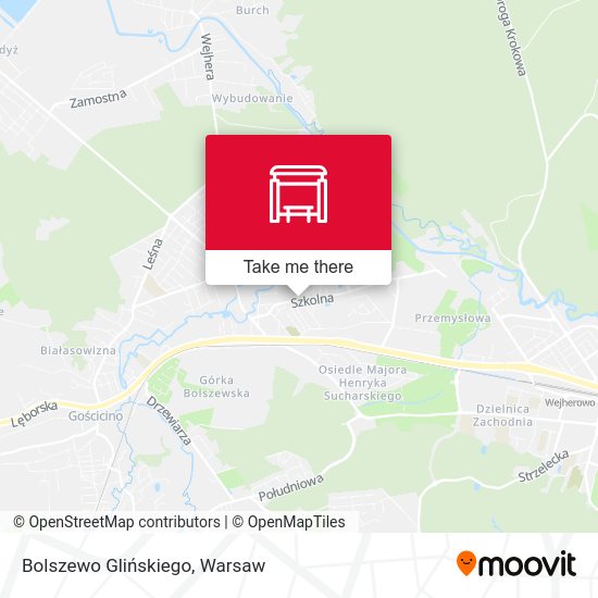 Bolszewo Glińskiego map