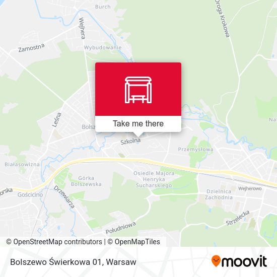 Bolszewo Świerkowa 01 map