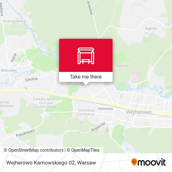 Карта Wejherowo Karnowskiego 02