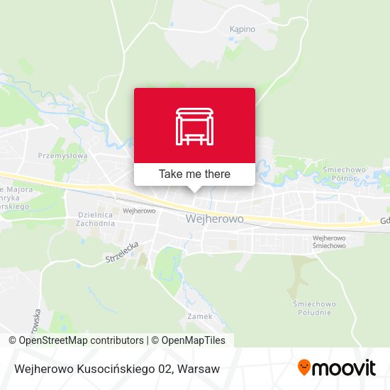 Wejherowo Kusocińskiego 02 map