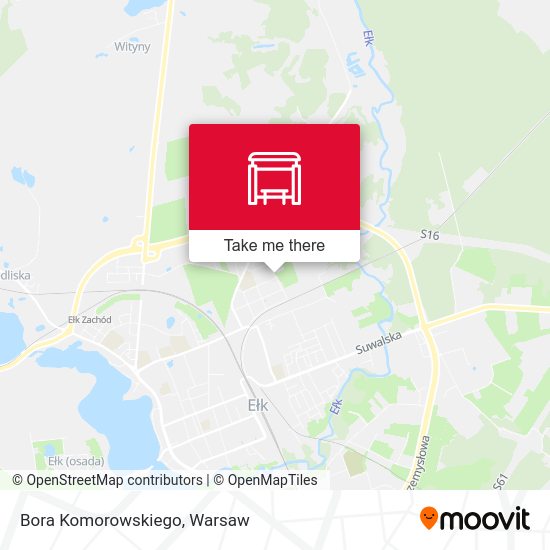 Bora Komorowskiego map