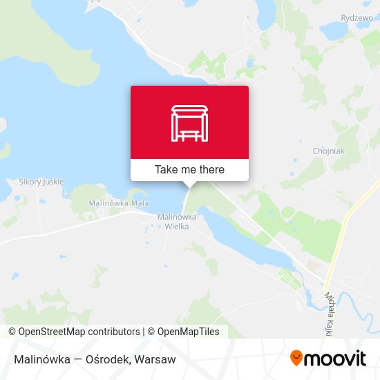 Malinówka — Ośrodek map