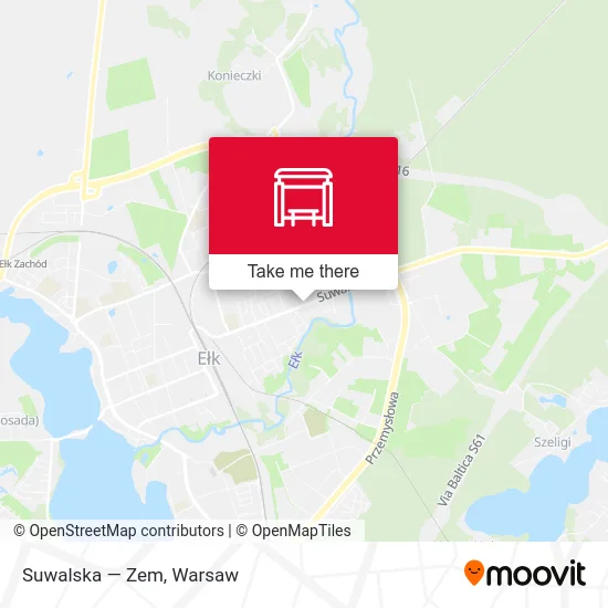 Карта Suwalska — Zem