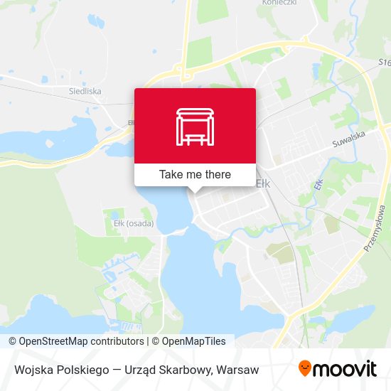 Wojska Polskiego — Urząd Skarbowy map