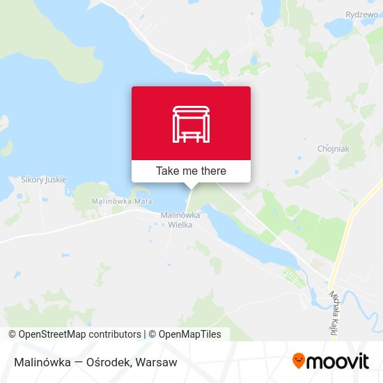 Malinówka — Ośrodek map