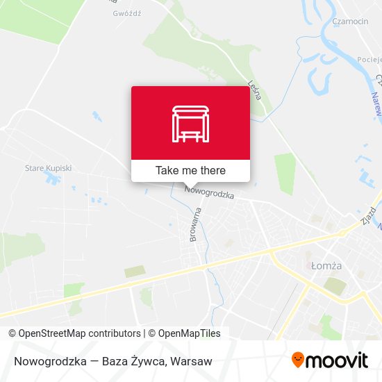 Nowogrodzka — Baza Żywca map